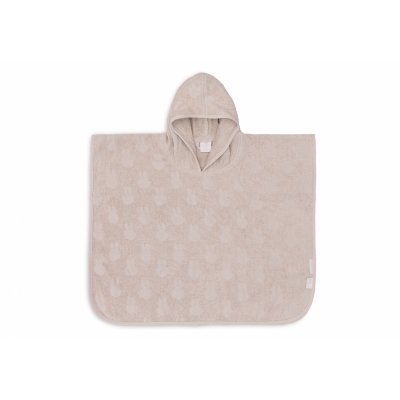 Poncho de bain éponge miffy jacquard nougat