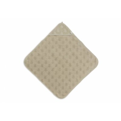 Cape de bain bébé éponge 75x75 cm miffy olive