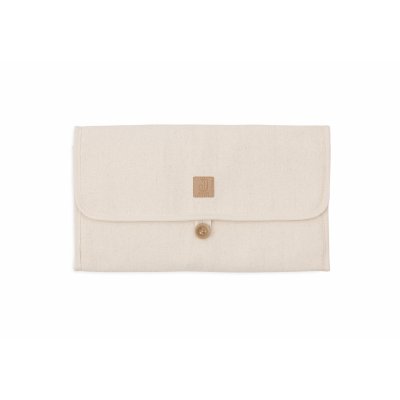 Tapis à langer nomade twill naturel