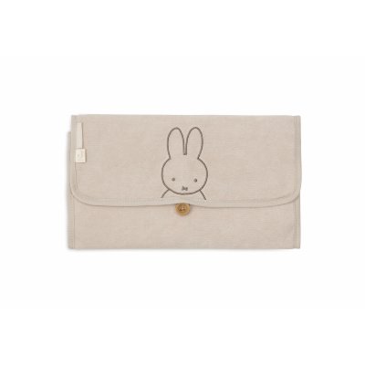 Tapis à langer nomade éponge miffy nougat