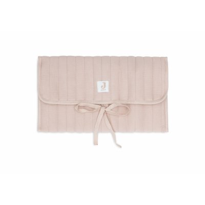 Tapis à langer nomade gaze de coton wild rose