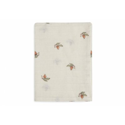 Lot de 3 gants de toilette gaze de coton rosehip