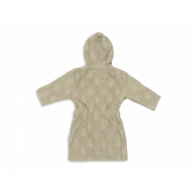 Peignoir enfant éponge 3-4 ans miffy jacquard olive