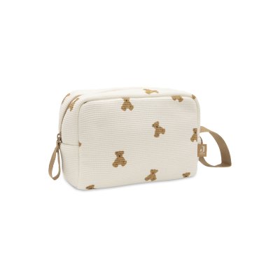 Trousse de toilette bébé little waffle mini teddy bear