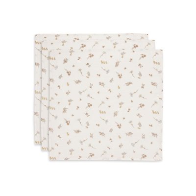 Lot de 3 langes gaze de coton 70 x 70 cm riverside