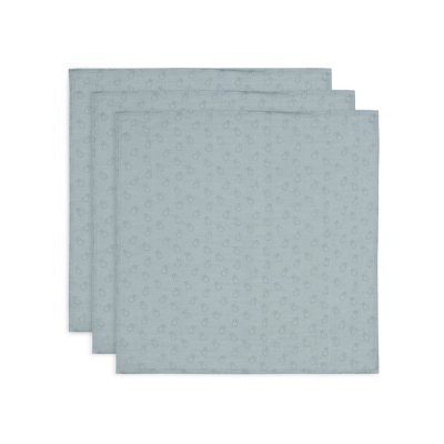 Lot de 3 langes gaze de coton 70 x 70 cm miffy silhouettes sea green