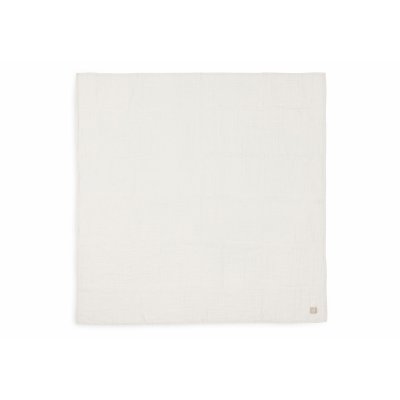 Lot de 2 langes gaze de coton 115 x 115 cm sea green & ivoire