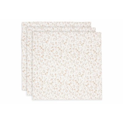 Lot de 3 langes gaze de coton 70 x 70 cm bloomy