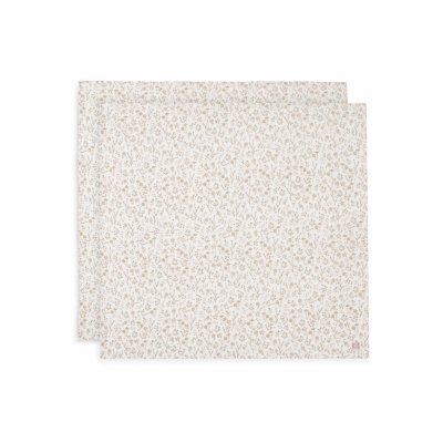Lot de 2 langes gaze de coton 115 x 115 cm bloomy