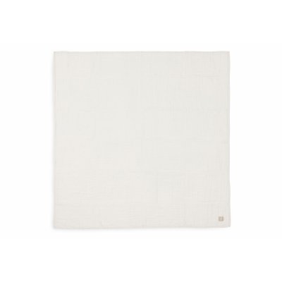 Lot de 2 langes gaze de coton 115 x 115 cm biscuit & ivoire