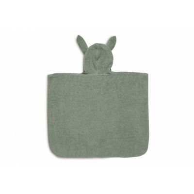 Poncho de bain éponge ash green