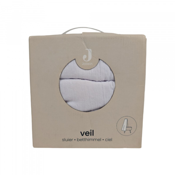 Les imparfaits - ciel de lit vintage 155 cm blanc Jollein