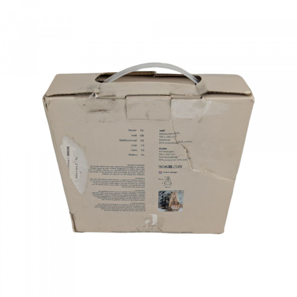 Les imparfaits - ciel de lit vintage 155 cm blanc Jollein