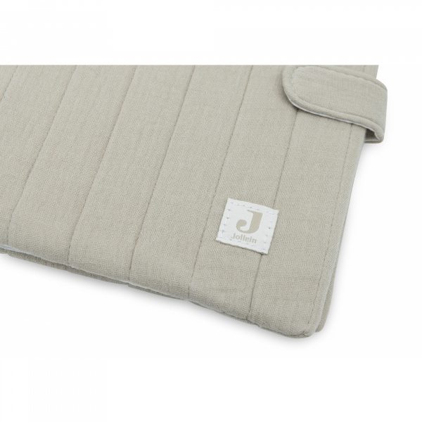 Protège carnet de santé gaze de coton olive green Jollein