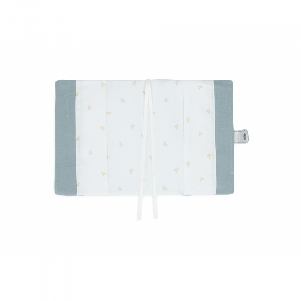 Protège carnet de santé gaze de coton sea green Jollein