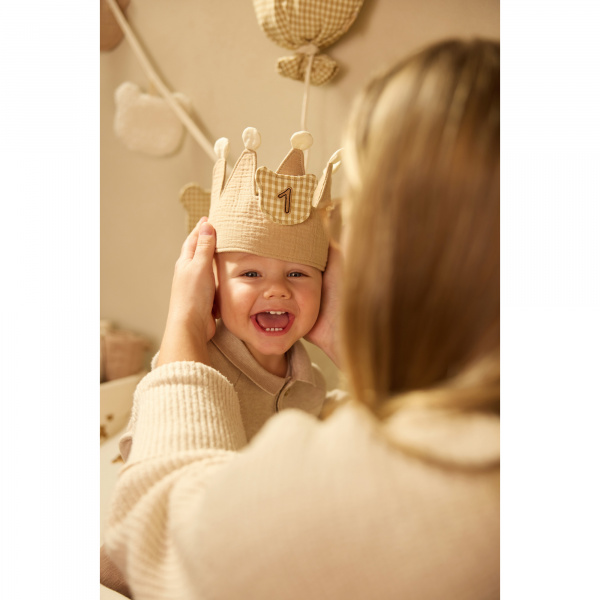 Couronne anniversaire chiffres teddy bear Jollein