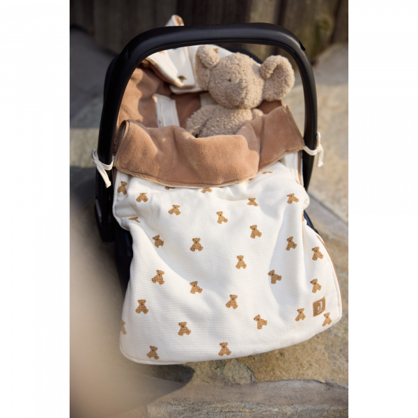Nid d’ange passe sangle groupe 0+ mini teddy bear Jollein