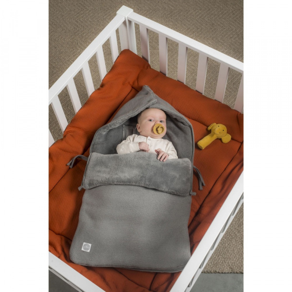 Nid d’ange groupe 0+ passe-sangle bébé basic knit olive Jollein