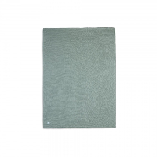 Couverture berceau 75 x 100 cm basic knit velvet ivoire Jollein