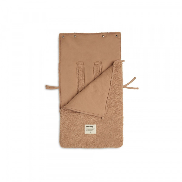 Nid d’ange groupe 0+ bouclette passe-sangle bébé biscuit Jollein