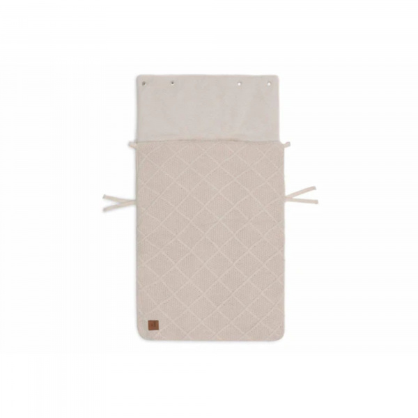 Nid d'ange groupe 0+ check knit oatmeal Jollein