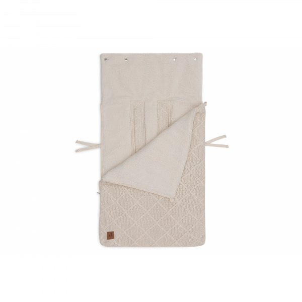 Nid d'ange groupe 0+ check knit oatmeal Jollein