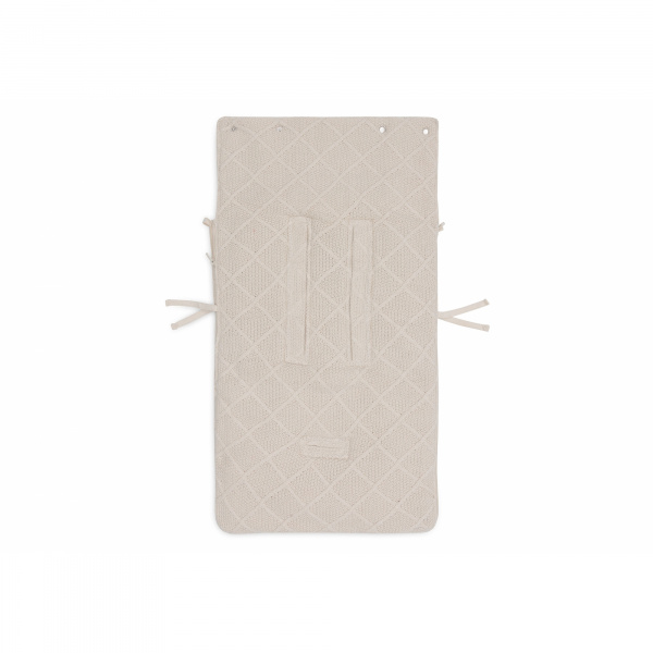 Nid d'ange groupe 0+ check knit oatmeal Jollein