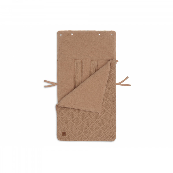 Nid d'ange groupe 0+ check knit biscuit Jollein