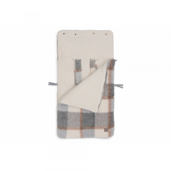 Nid d’ange groupe 0+ bouclette passe-sangle bébé carreaux Jollein