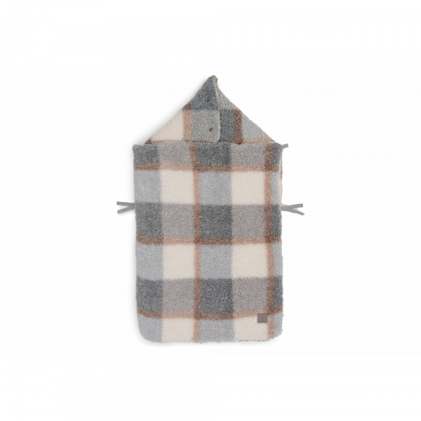 Nid d’ange groupe 0+ bouclette passe-sangle bébé carreaux Jollein