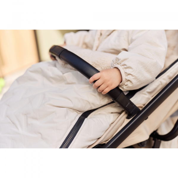 Chancelière hiver pour poussette embossed sand Jollein