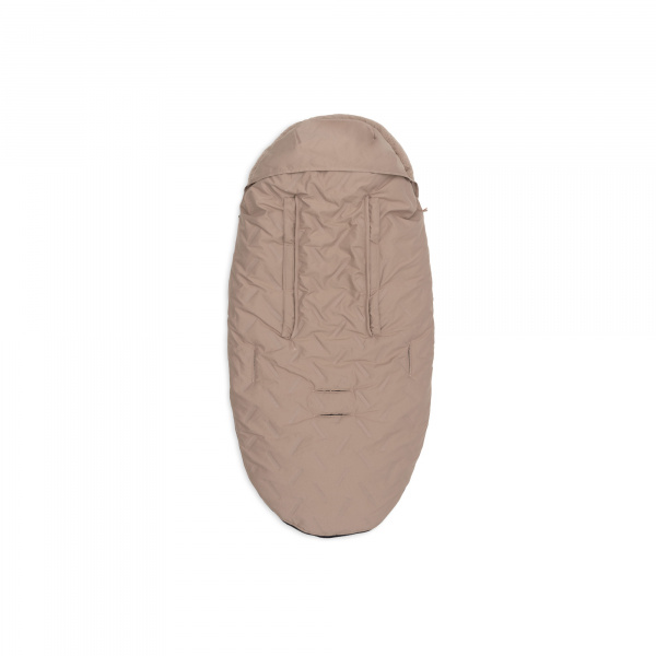 Chancelière hiver pour poussette embossed milky coffee Jollein