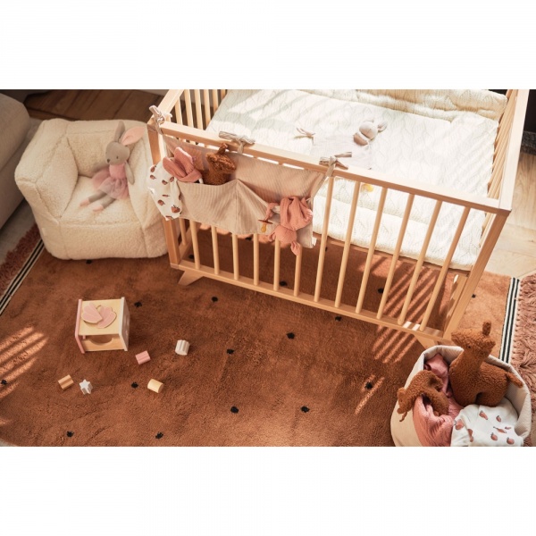 Pochette de lit corduroy nougat 30x50 cm Jollein