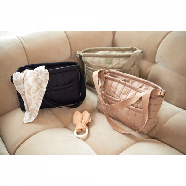 Sac à langer puffed black Jollein