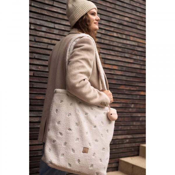Sac à langer shopper bouclette teddy lovely Jollein