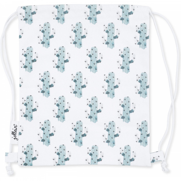 Sac à dos 30x35cm canvas cactus Jollein