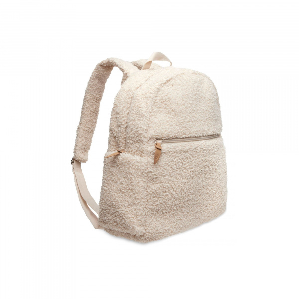 Sac à dos à langer bouclette naturel Jollein
