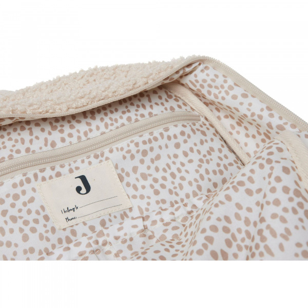 Sac à dos à langer bouclette naturel Jollein
