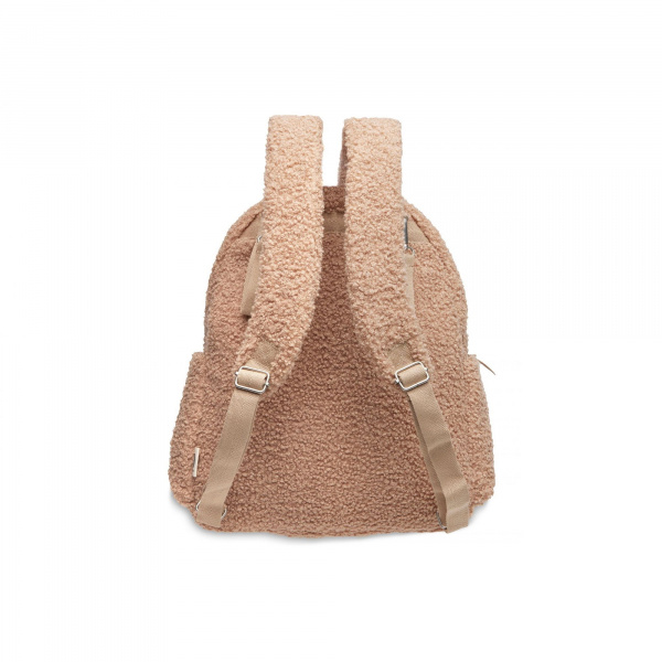 Sac à dos à langer bouclette biscuit Jollein