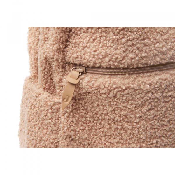 Sac à dos à langer bouclette biscuit Jollein