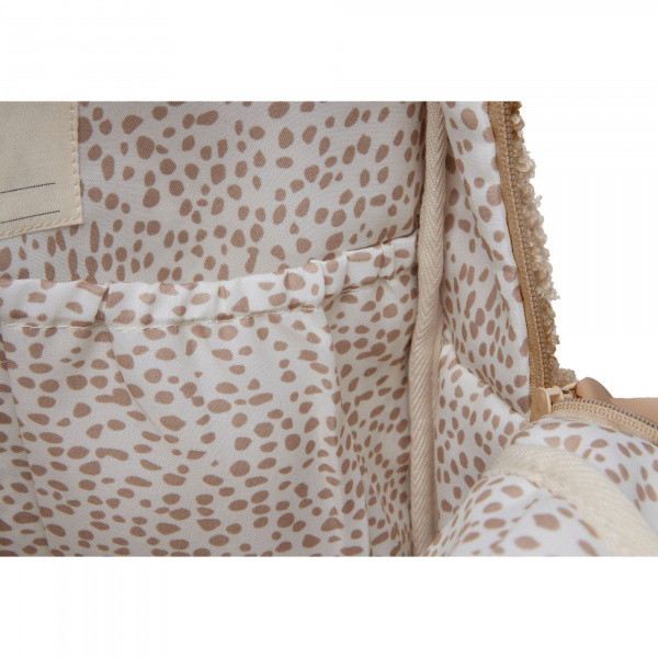 Sac à dos à langer bouclette biscuit Jollein