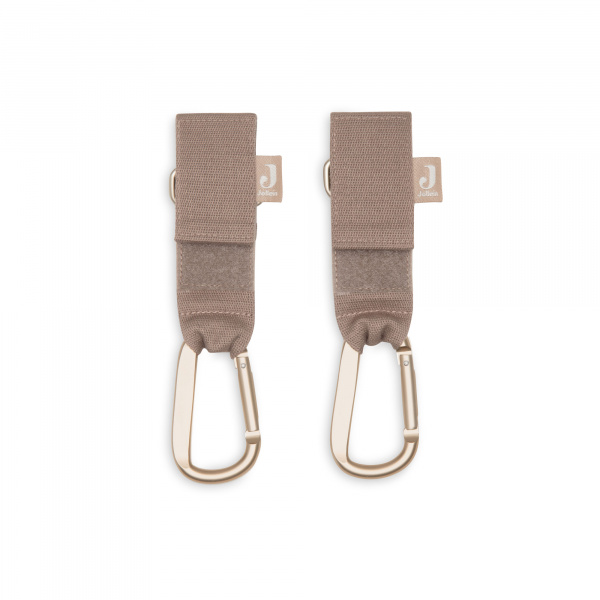 Lot de 2 crochets pour poussette noir Jollein