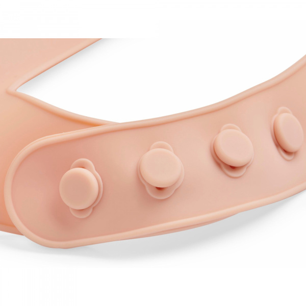 Bavoir en silicone pale pink Jollein