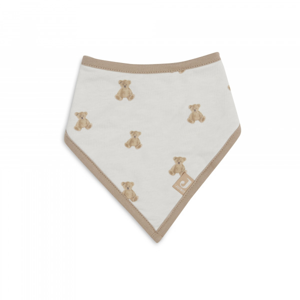 Lot de 2 bavoirs bandana teddy bear Jollein