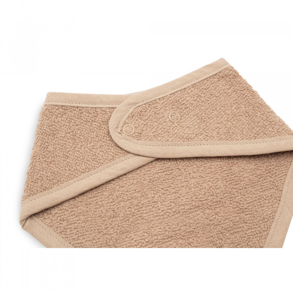 Lot de 2 bavoirs bandana éponge biscuit Jollein