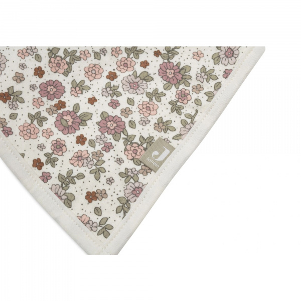 Lot de 2 bavoirs bandana retro flowers Jollein
