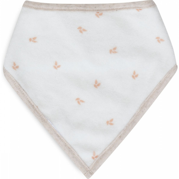 Lot de 2 bavoirs bandana retro flowers Jollein