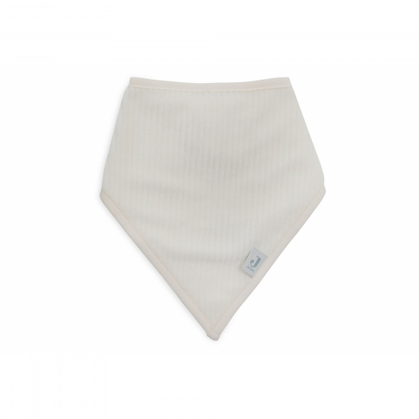 Lot de 2 bavoirs bandana velvet sea green & ivoire Jollein