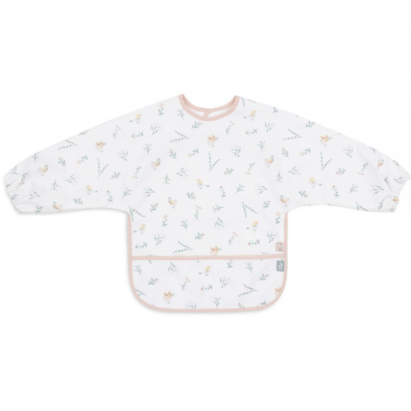 Bavoir manches longues imperméable lovely birds Jollein