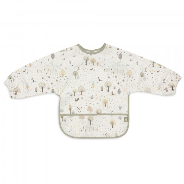 Bavoir manches longues imperméable teddy bear Jollein